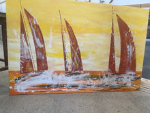 Carica l'immagine nel visualizzatore di Gallery, Vele al tramonto giallo 2