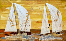 Carica l'immagine nel visualizzatore di Gallery, Tramonto e vele Bianche 1