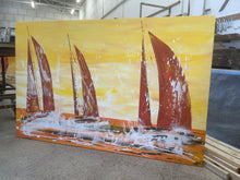 Carica l'immagine nel visualizzatore di Gallery, Vele al tramonto giallo 2