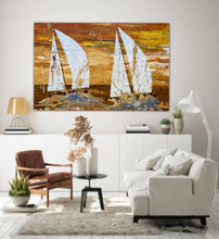 Carica l'immagine nel visualizzatore di Gallery, Tramonto e vele Bianche 2