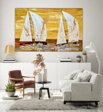 Carica l'immagine nel visualizzatore di Gallery, Tramonto e vele Bianche 1