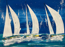 Carica l'immagine nel visualizzatore di Gallery, Vele Bianche in una regata1