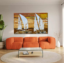 Carica l'immagine nel visualizzatore di Gallery, Tramonto e vele Bianche 2