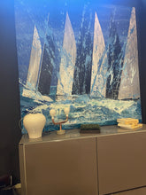 Carica l'immagine nel visualizzatore di Gallery, Vele nel Mare Notturno