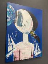 Carica l'immagine nel visualizzatore di Gallery, Lei, la luna e il mare 