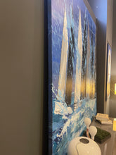 Carica l'immagine nel visualizzatore di Gallery, Vele nel Mare Notturno