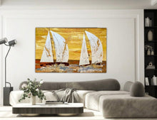 Carica l'immagine nel visualizzatore di Gallery, Tramonto e vele Bianche 1