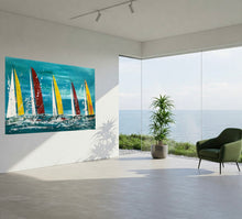 Carica l'immagine nel visualizzatore di Gallery, Vele riflesse nel Verde