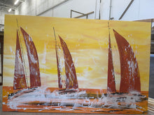 Carica l'immagine nel visualizzatore di Gallery, Vele al tramonto giallo 2