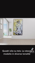 Carica e avvia il video nel visualizzatore di galleria, Donna alle spalle sfondo giallo