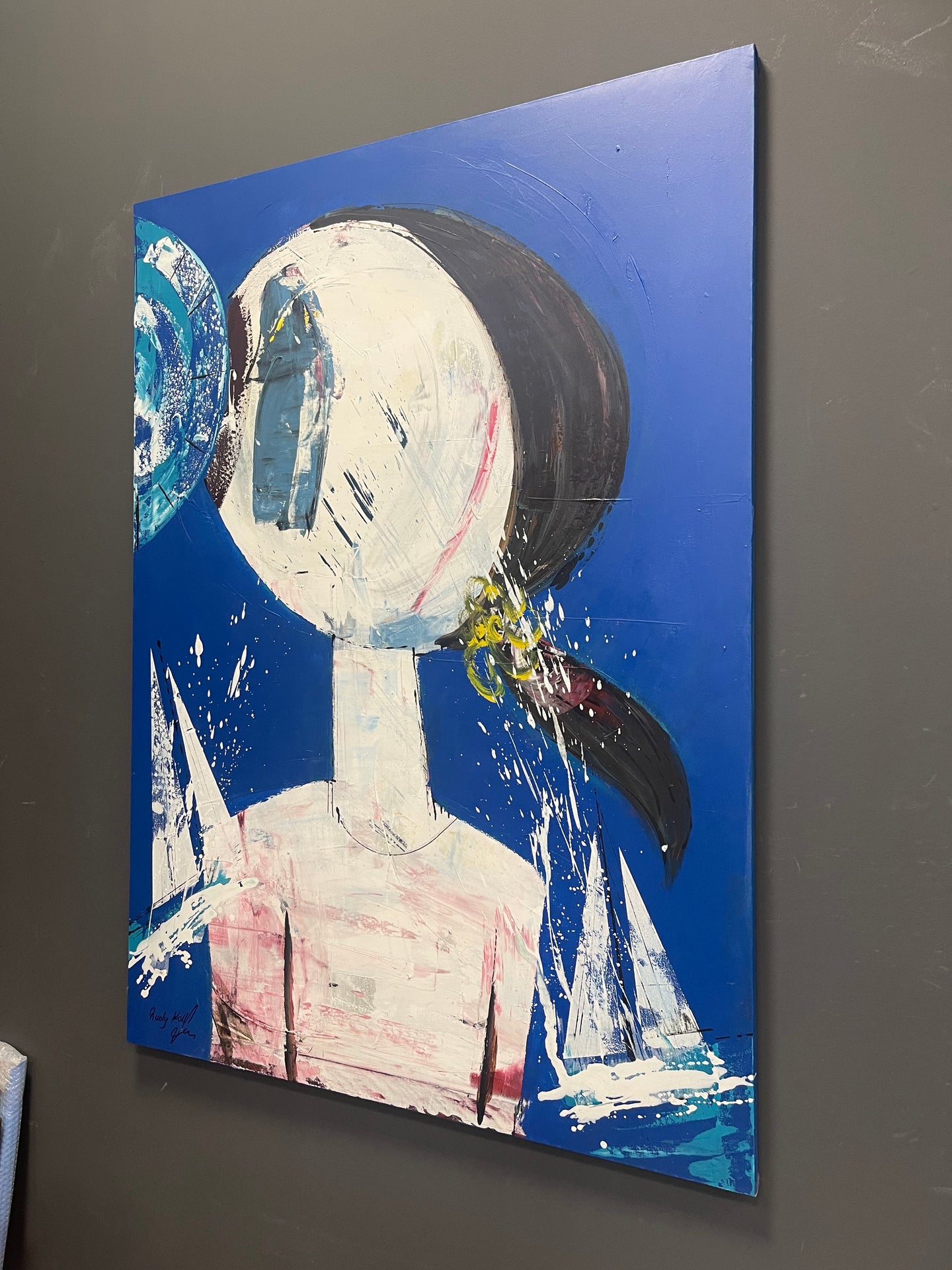 Lei, la luna e il mare ￼