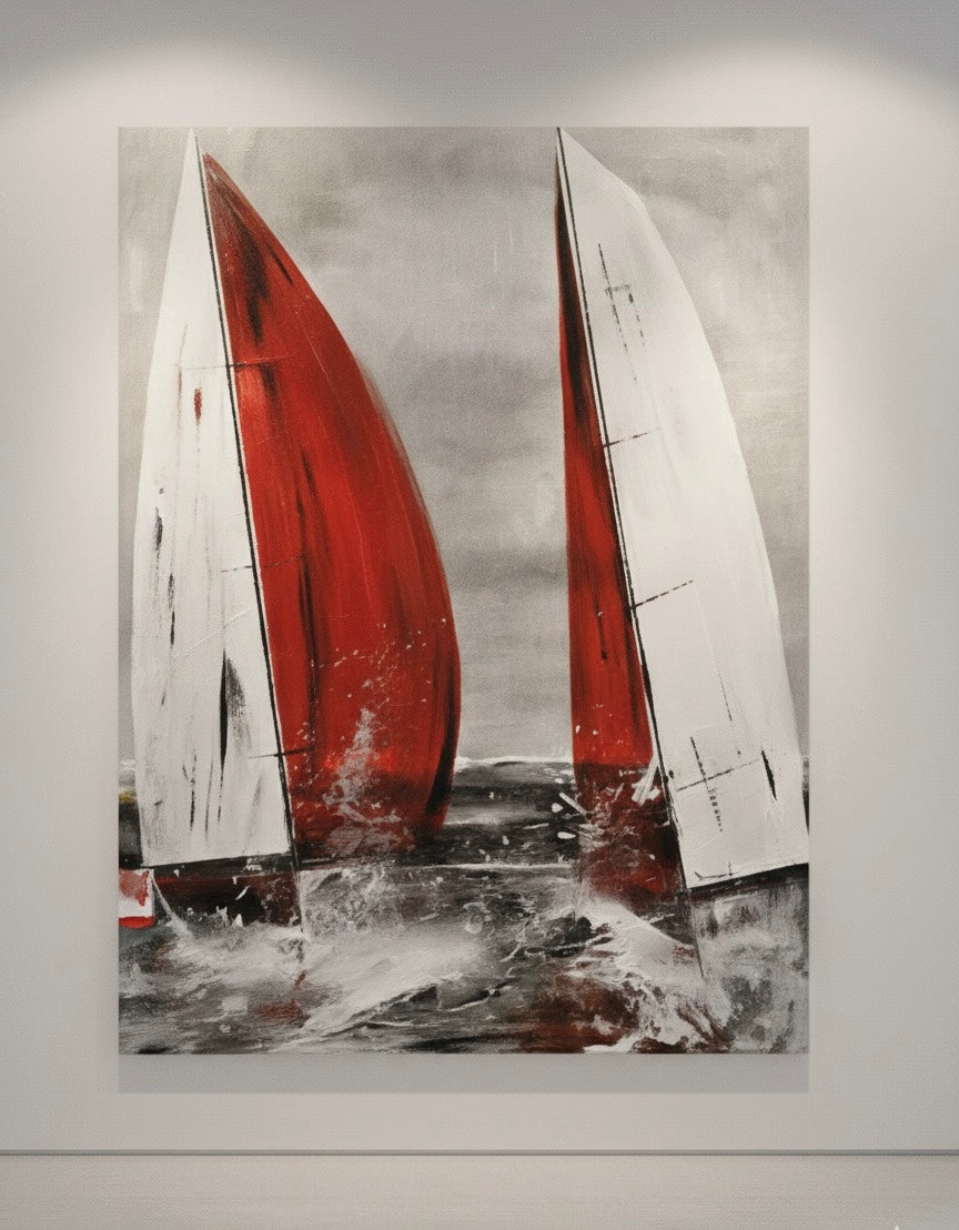 Due vele in Bianco e Rosso