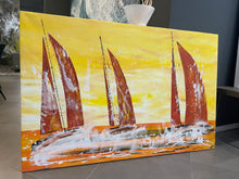 Carica l&#39;immagine nel visualizzatore di Gallery, Vele al tramonto giallo 2
