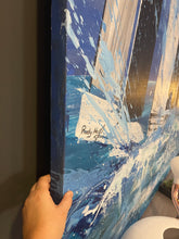 Carica l&#39;immagine nel visualizzatore di Gallery, Vele nel Mare Notturno
