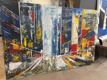 Carica l&#39;immagine nel visualizzatore di Gallery, New York in movimento notturno
