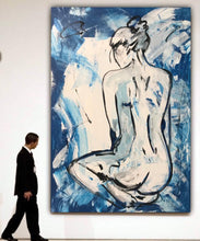 Carica l&#39;immagine nel visualizzatore di Gallery, Nudo espressionismo blu
