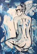Load image into Gallery viewer, Nudo espressionismo blu
